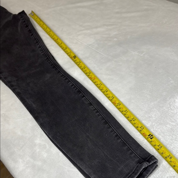 FRAME  Denim Le High Black Skinny Jeans Sleek Style Size 27 - Picture 6 of 8